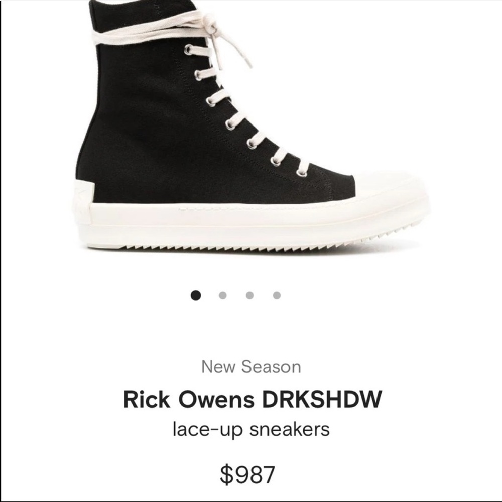Rick Owen drkshadow sz 10 men’s